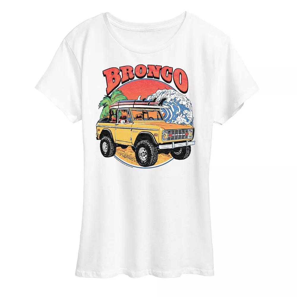 Women's Ford Bronco Beach Graphic Tee,  Product Image