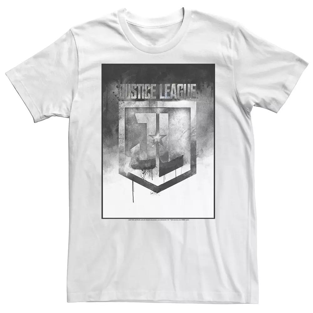 Men's DC Comics Justice League Smoky Logo Poster Tee,  Product Image