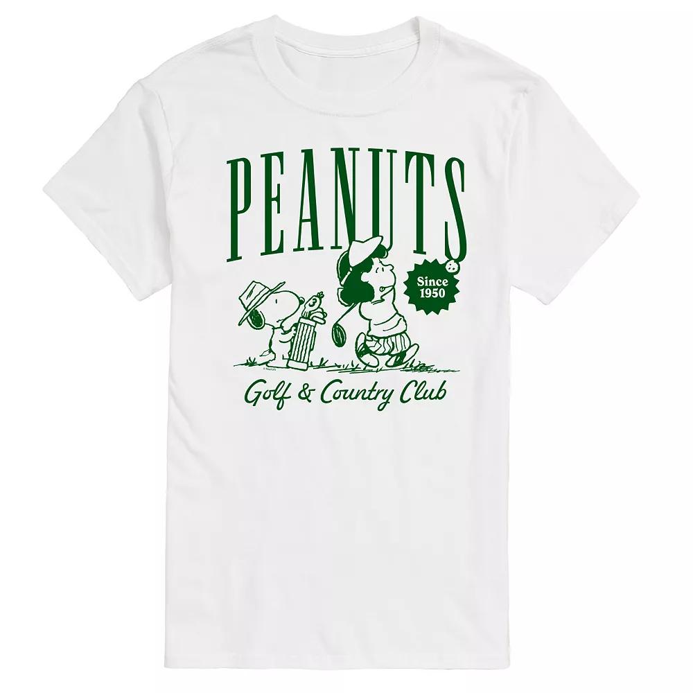 Big & Tall Peanuts Golf & Country Club Graphic Tee, Men's,  Product Image