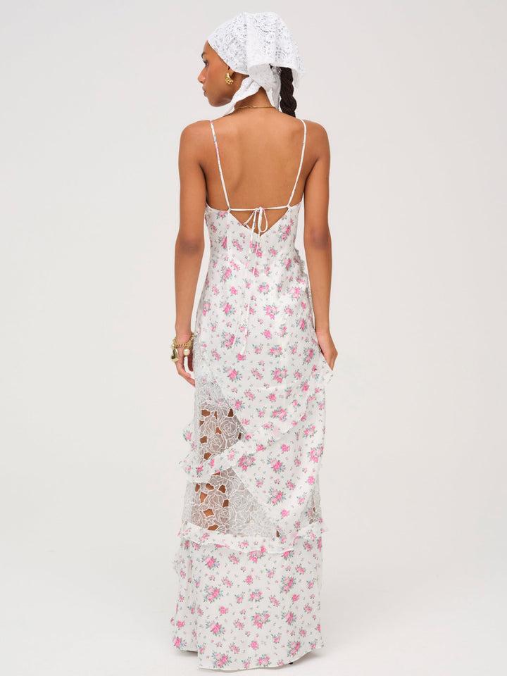 Josalyn Maxi Dress — White Product Image