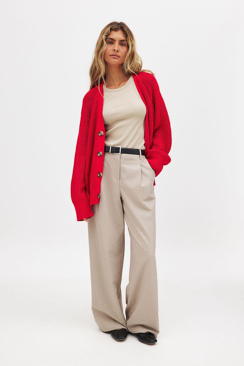 Oversized Knitted Cardigan Product Image