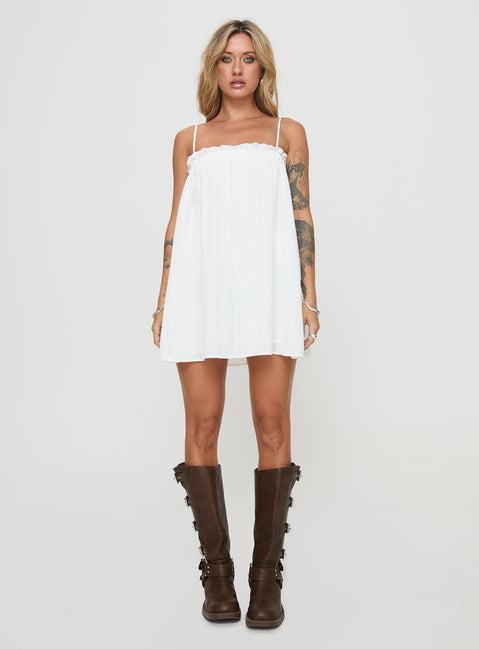 Marsaline Mini Dress White Product Image