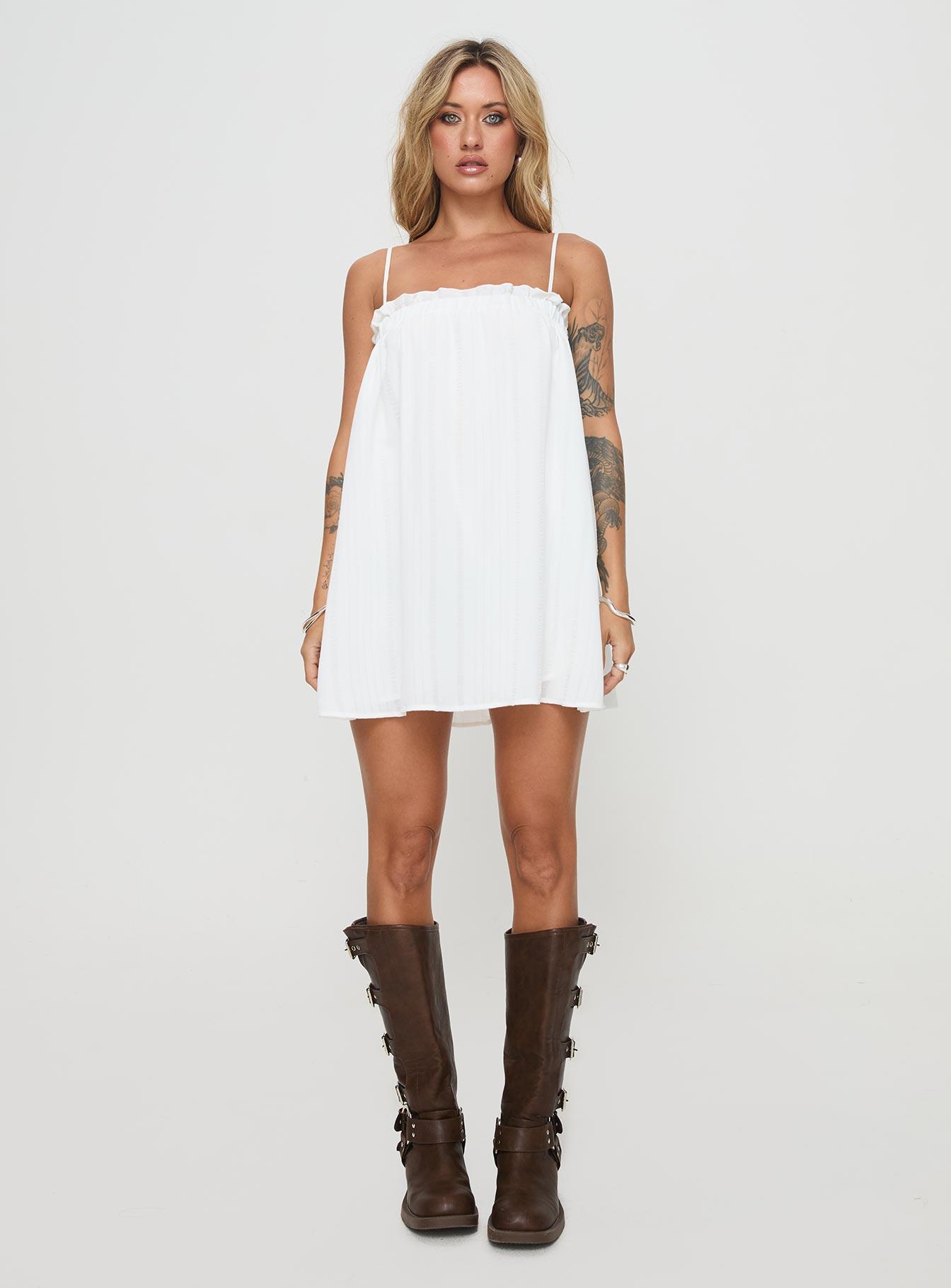 Marsaline Mini Dress White Product Image