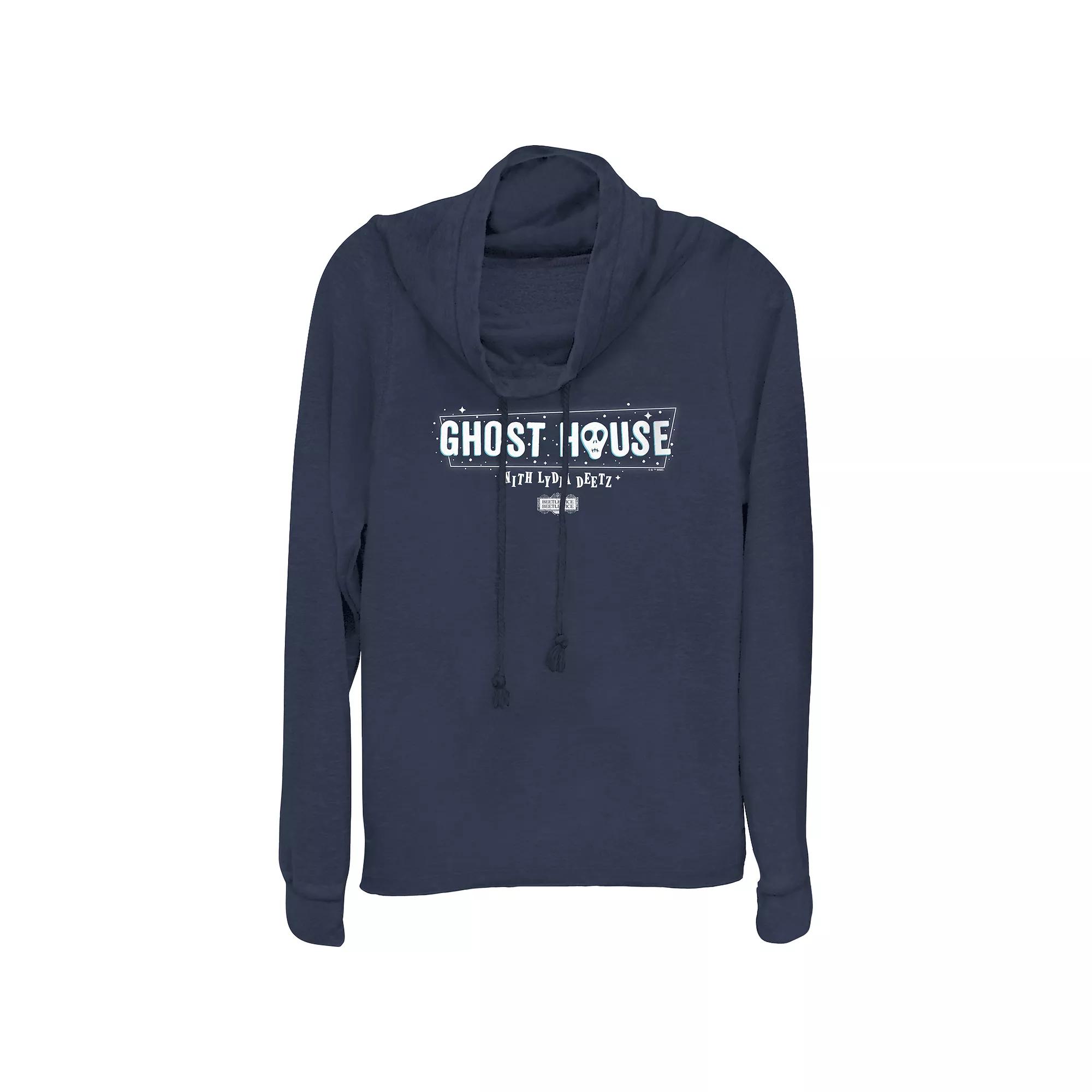 Juniors' Star Wars The Return Of The Jedi Typography Cowlneck Graphic Lightweight Long Sleeve, Girl's,  Product Image