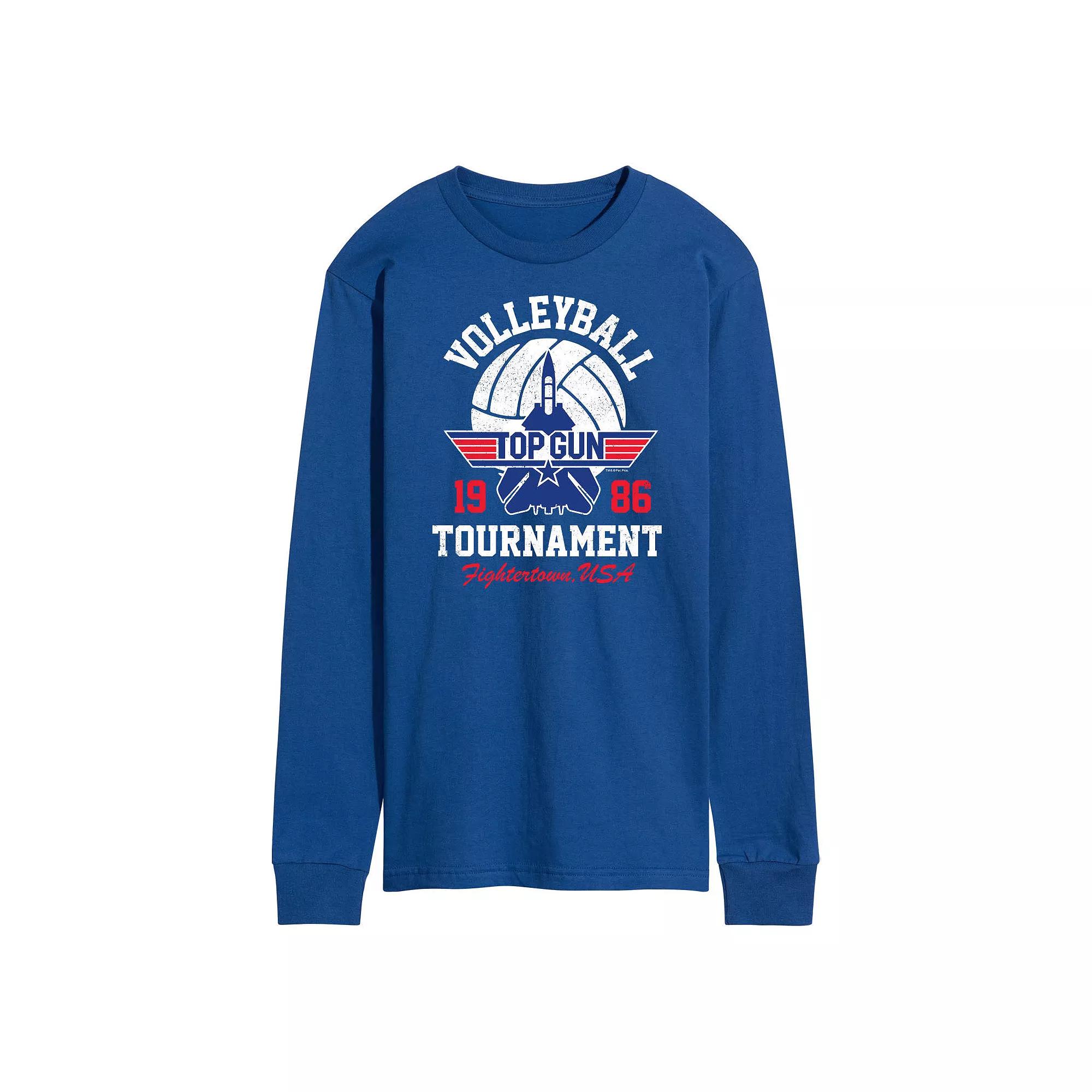 Men's Top Gun Volleyball Tournament Long Sleeve Tee,  Product Image