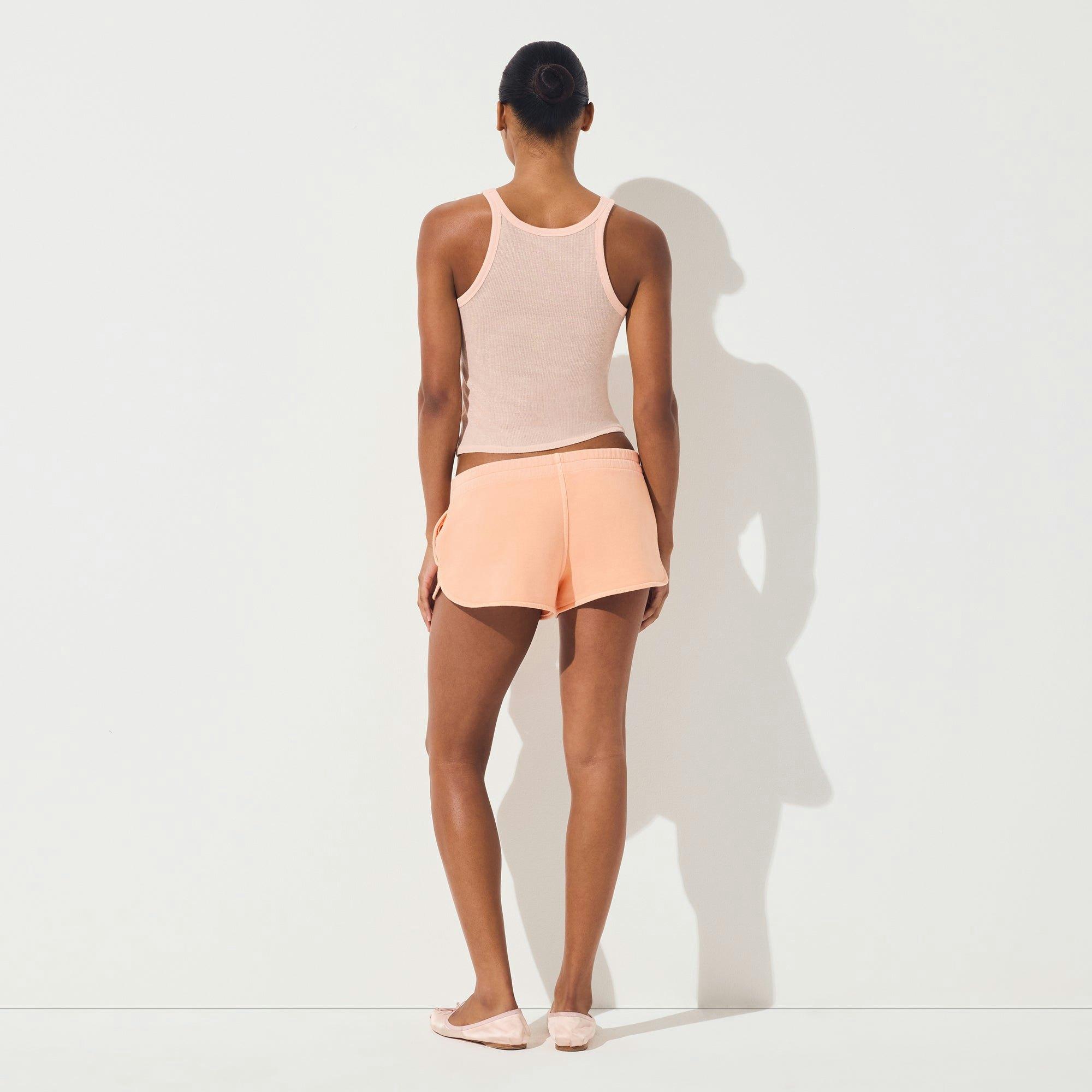 FRENCH TERRY SHORT SHORT | CANTALOUPE Product Image