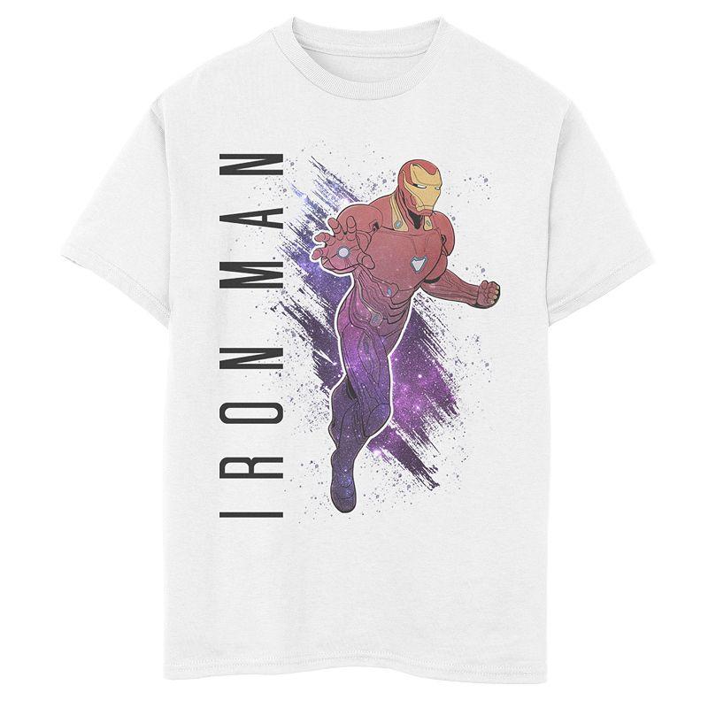 Boys 8-20 Marvel Avengers Endgame Iron Man Galaxy Painted Graphic Tee, Boy's,  Product Image