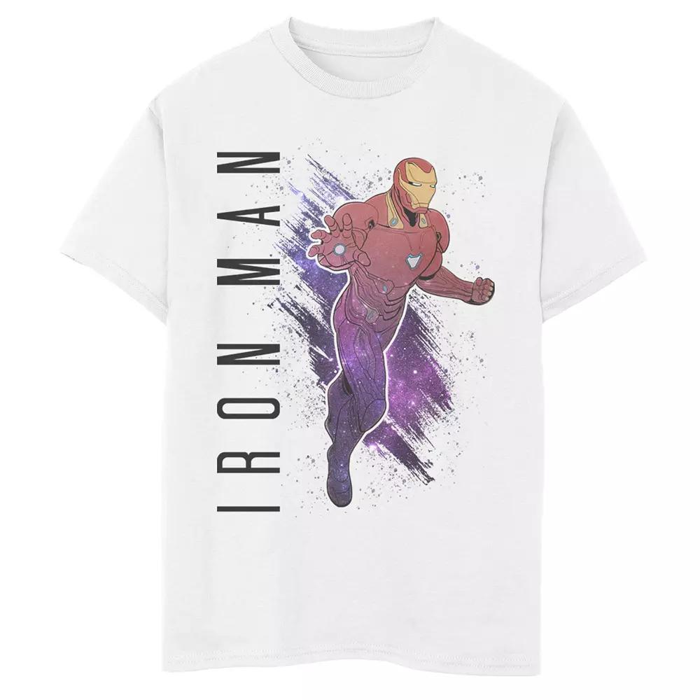 Boys 8-20 Marvel Avengers Endgame Iron Man Galaxy Painted Graphic Tee, Boy's,  Product Image