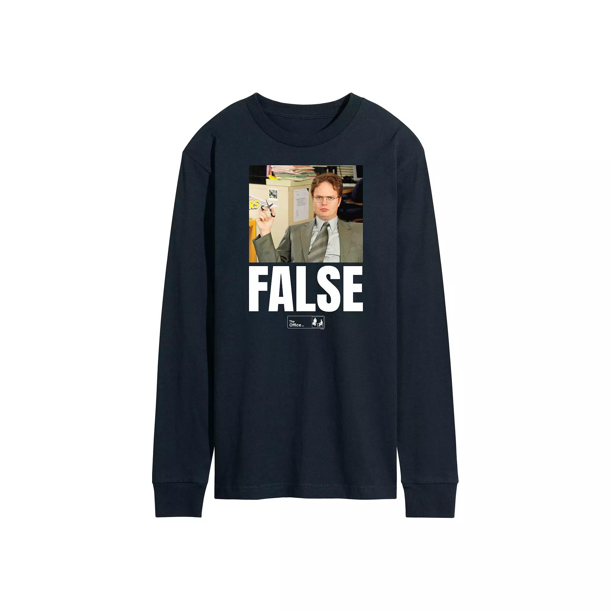 Men's The Office Dwight False Long Sleeve Tee,  Product Image