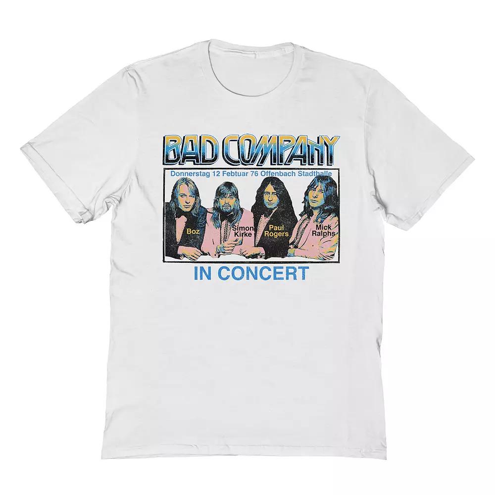 Men's Bad Company Tee, Size: XL, White Product Image