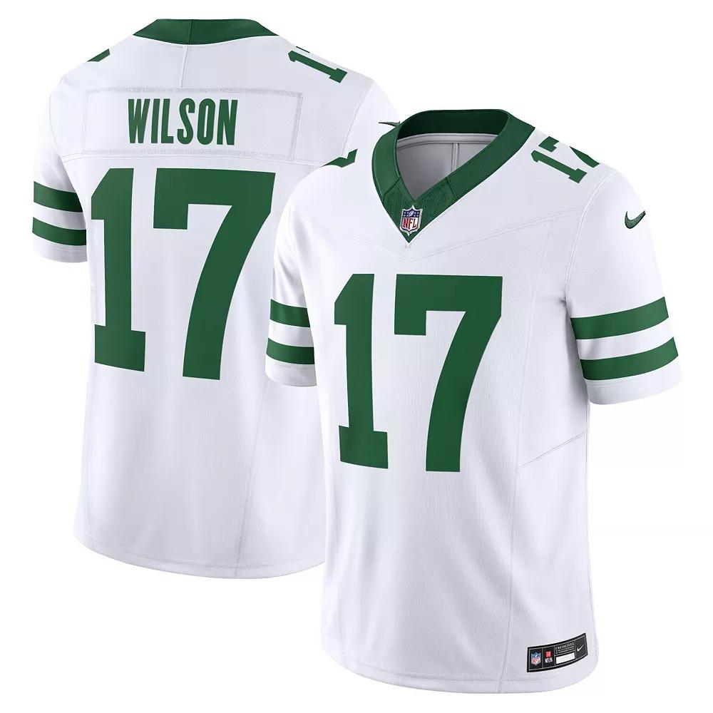 Men's Nike Garrett Wilson Legacy White New York Jets Vapor F.U.S.E. Limited Jersey, Size: 3XL Product Image