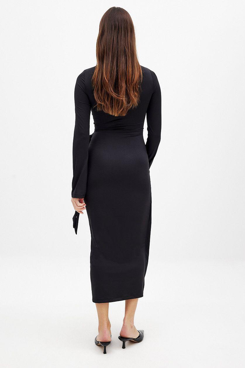 Overlap Midi Dress Product Image