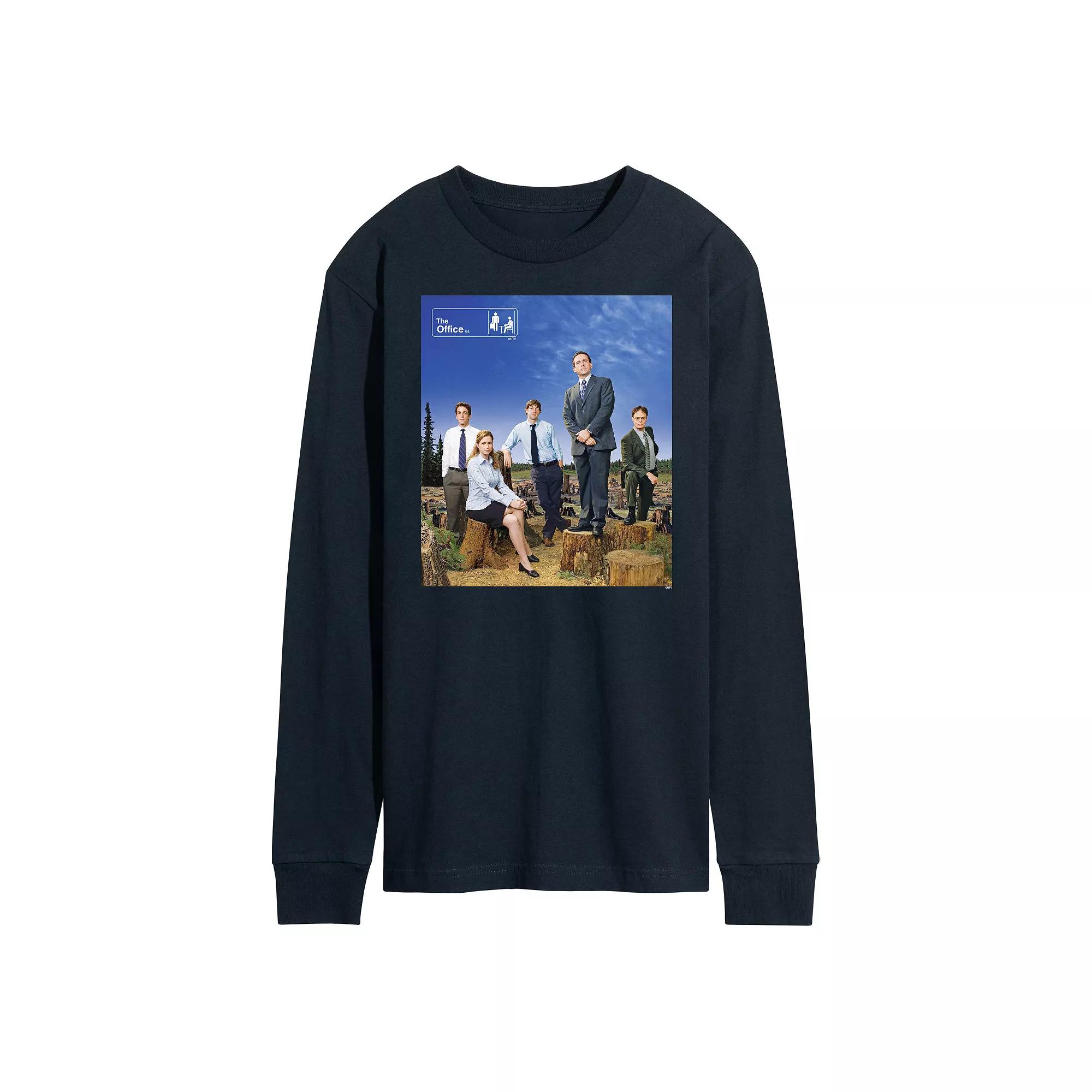 Men's The Office Cast Photo Long Sleeve Tee,  Product Image