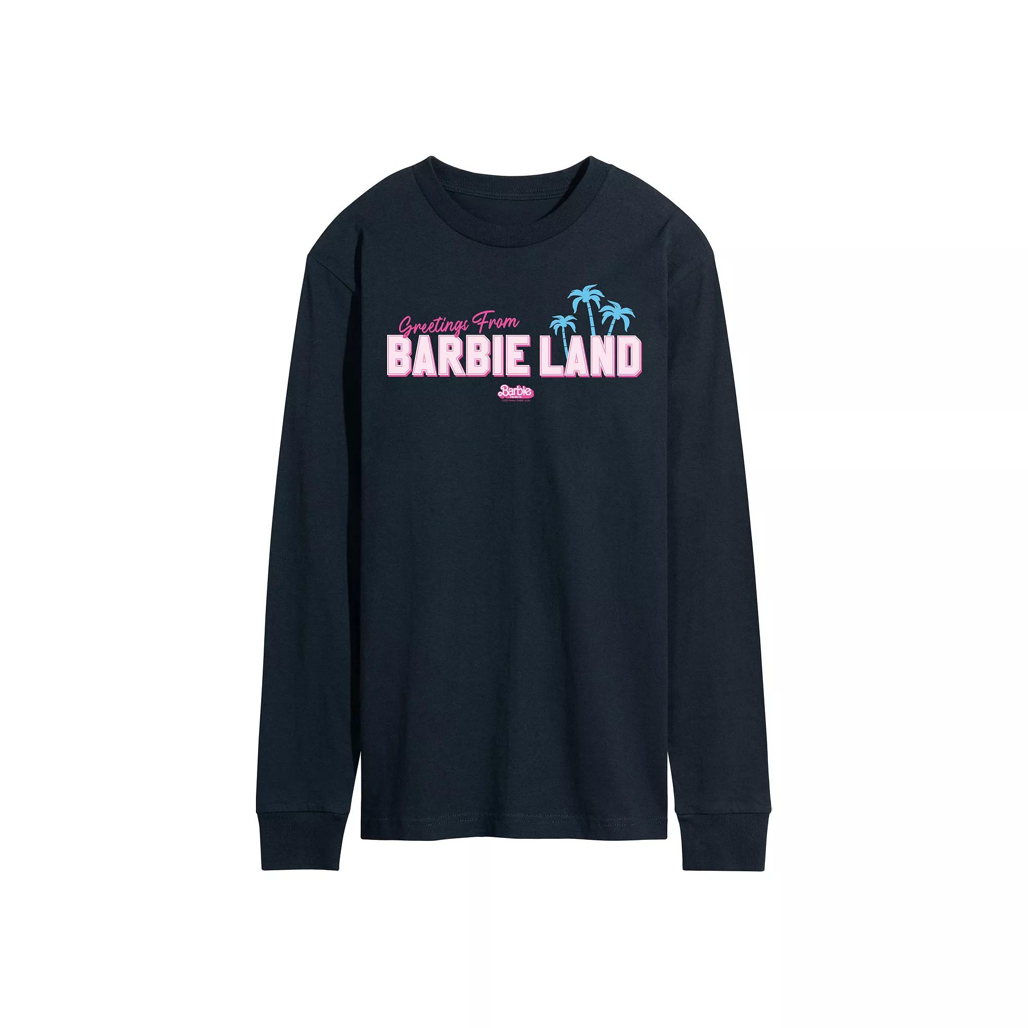 Men's Barbie™ The Movie Greetings From Barbie Land Graphic Tee,  Product Image