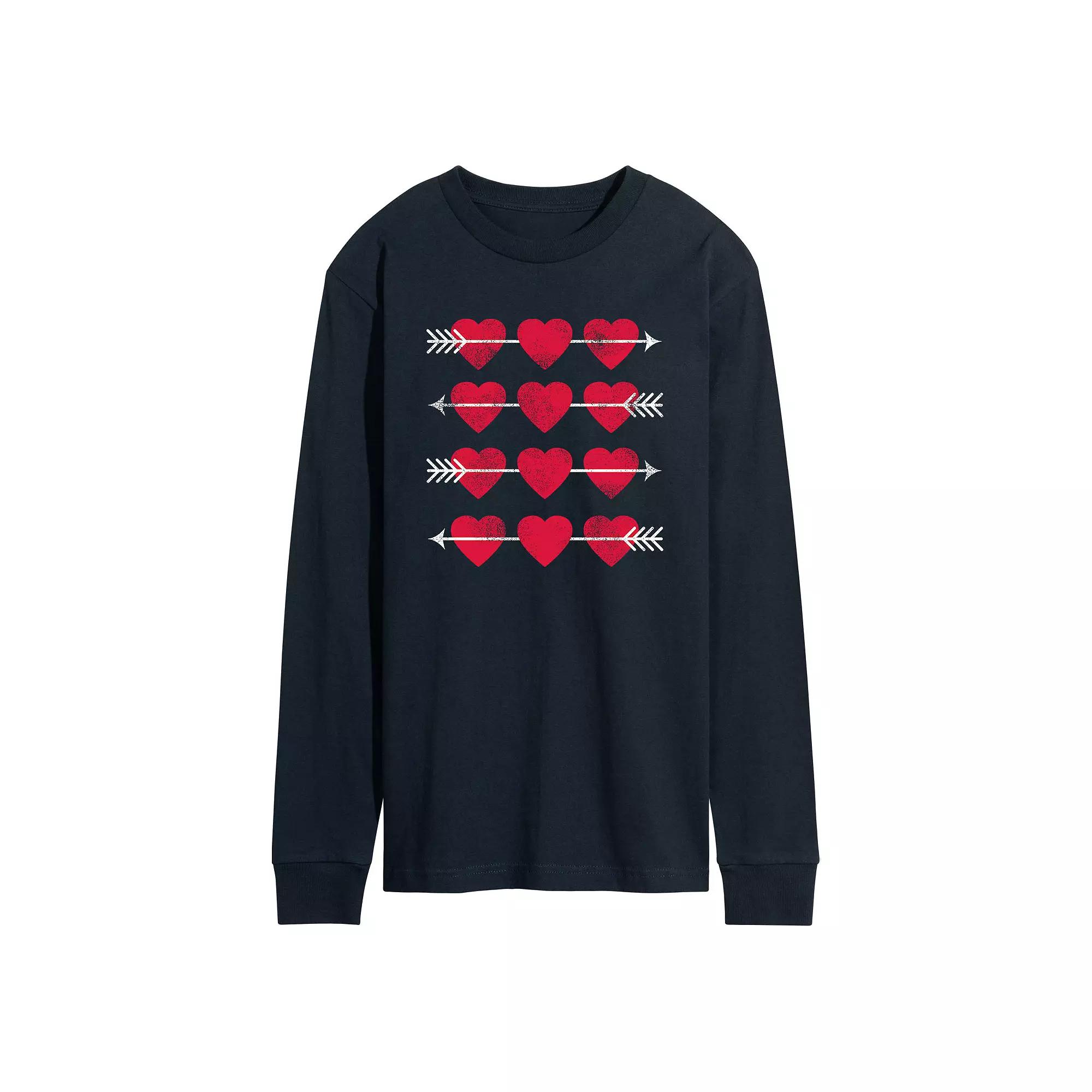 Disney's Mickey & Minnie Mouse Men's Merry Christmas Long Sleeve Graphic Tee,  Product Image