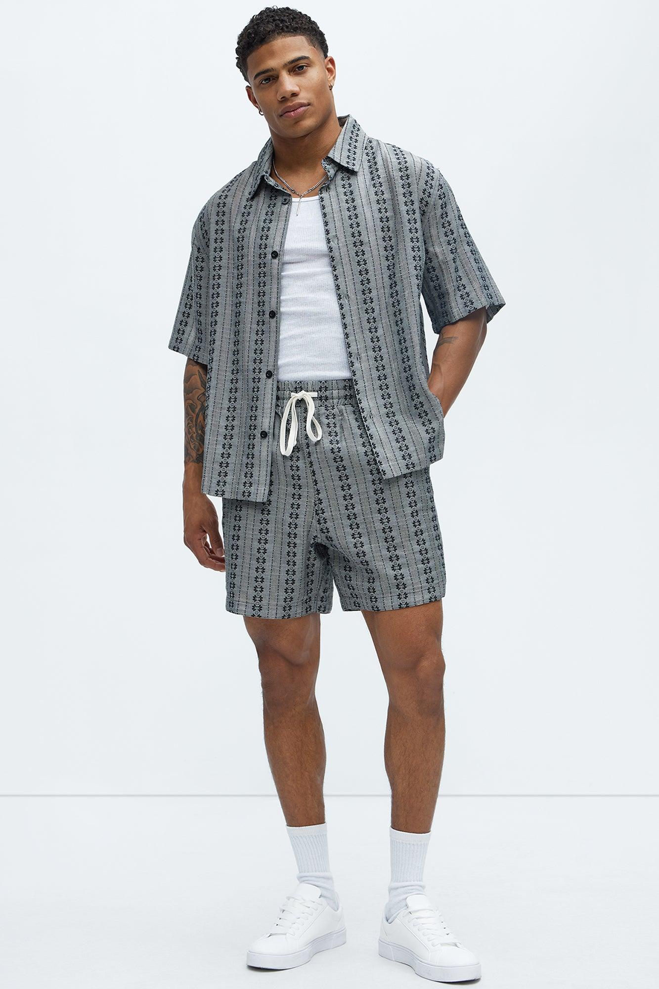 Denali Floral Warm Up Shorts - Black/combo Product Image