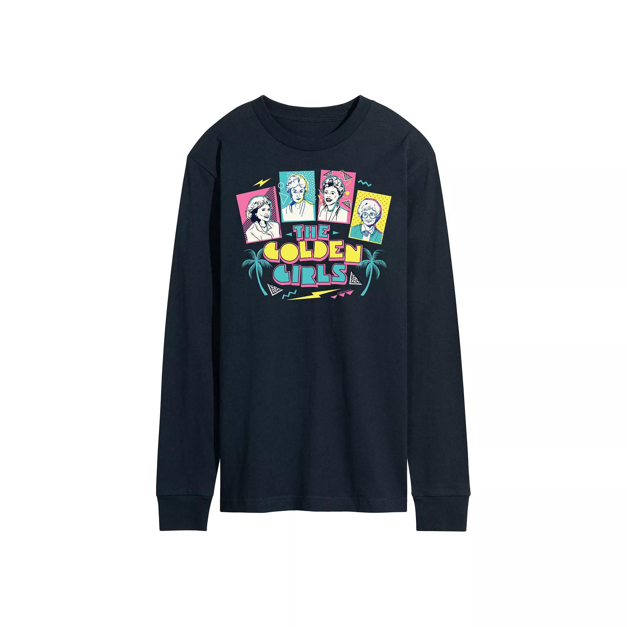 Men's Golden Girls Retro Long Sleeve Tee,  Product Image