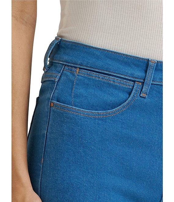 Wrangler 27#double; Inseam Cropped Wide Leg Jeans Product Image