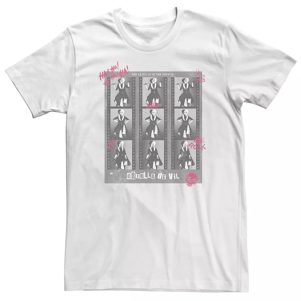 Big & Tall Disney Cruella Negatives Tee, Men's,  Product Image