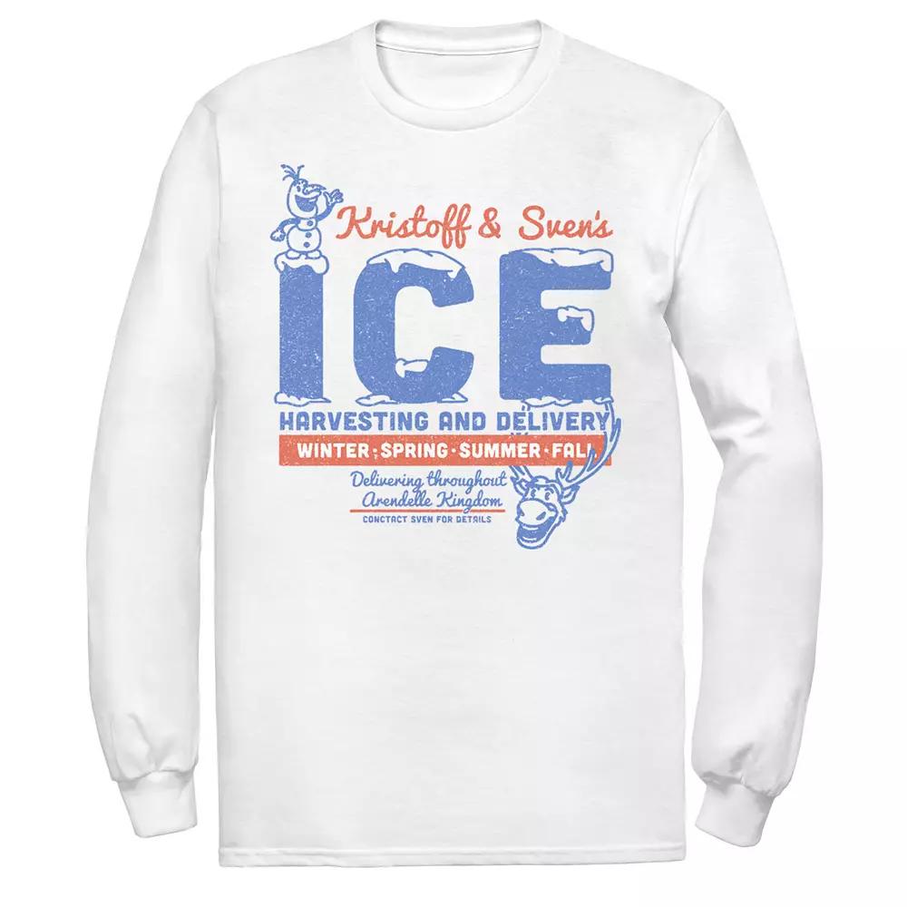 Disney's Frozen Men's Kristoff & Sven's Ice Harvesting And Delivery Tee,  Product Image