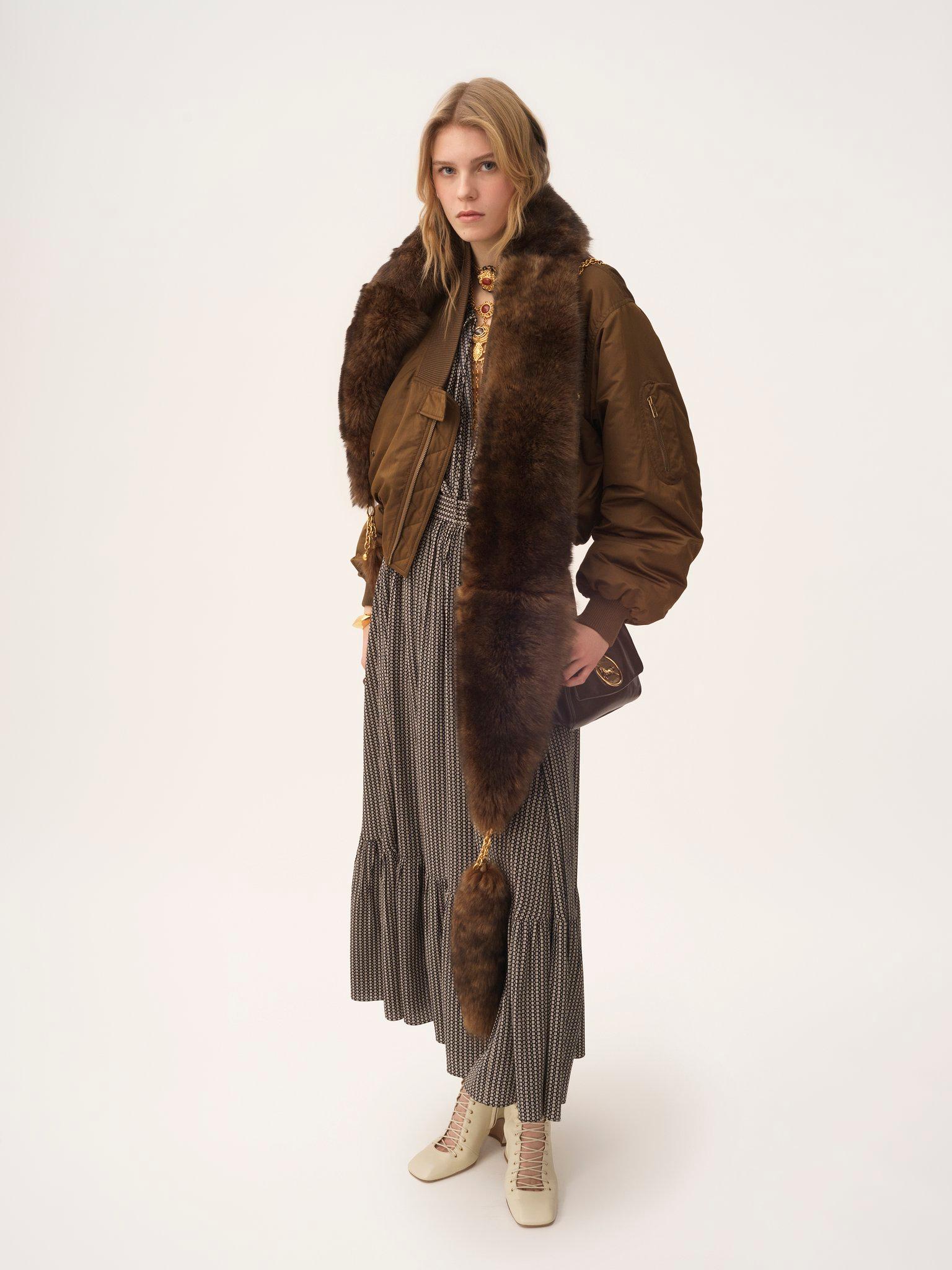 Bomber jacket in nylon Product Image