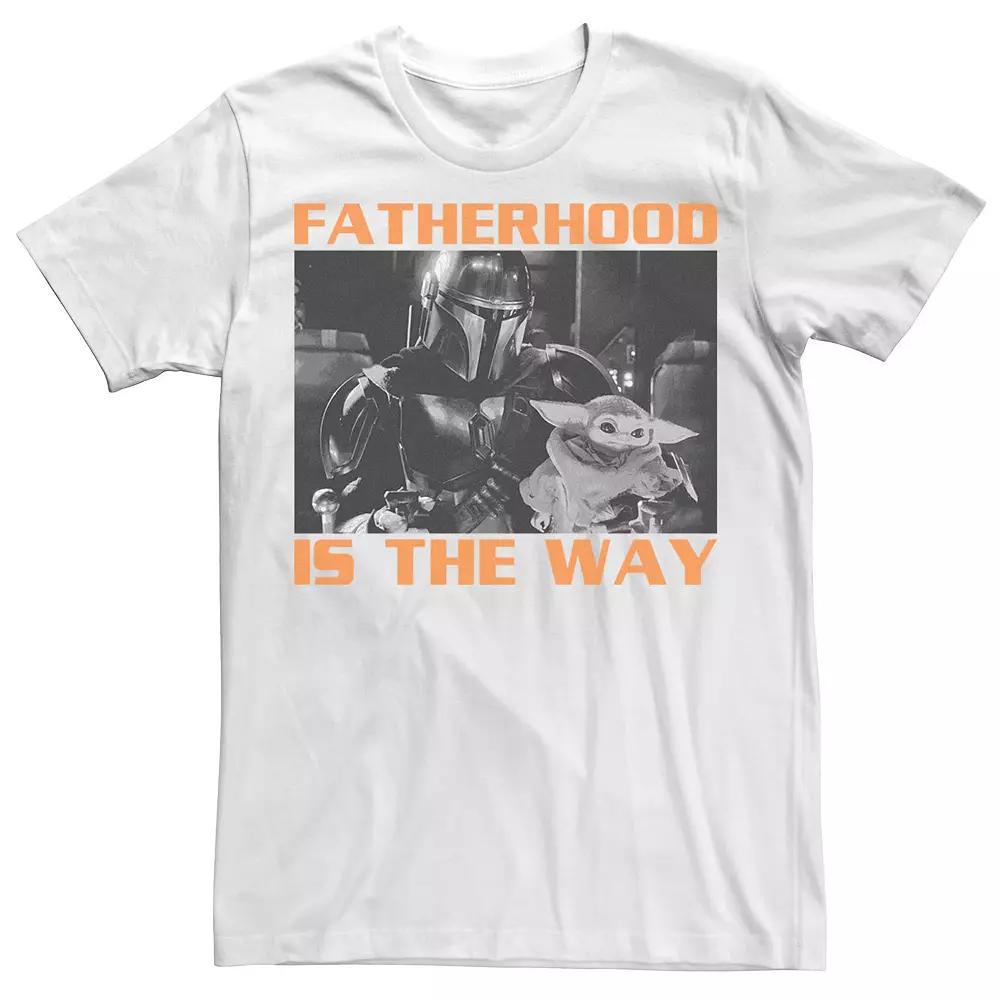 Men's Star Wars The Mandalorian Fatherhood Is The Way Photo Tee,  Product Image