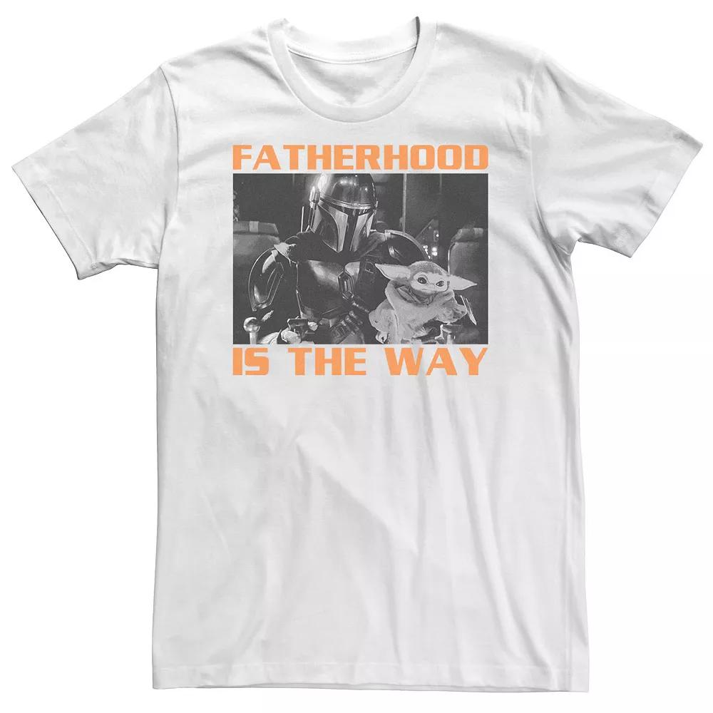 Big & Tall Star Wars: The Mandalorian "Fatherhood Is The Way" Portrait Tee, Men's,  Product Image