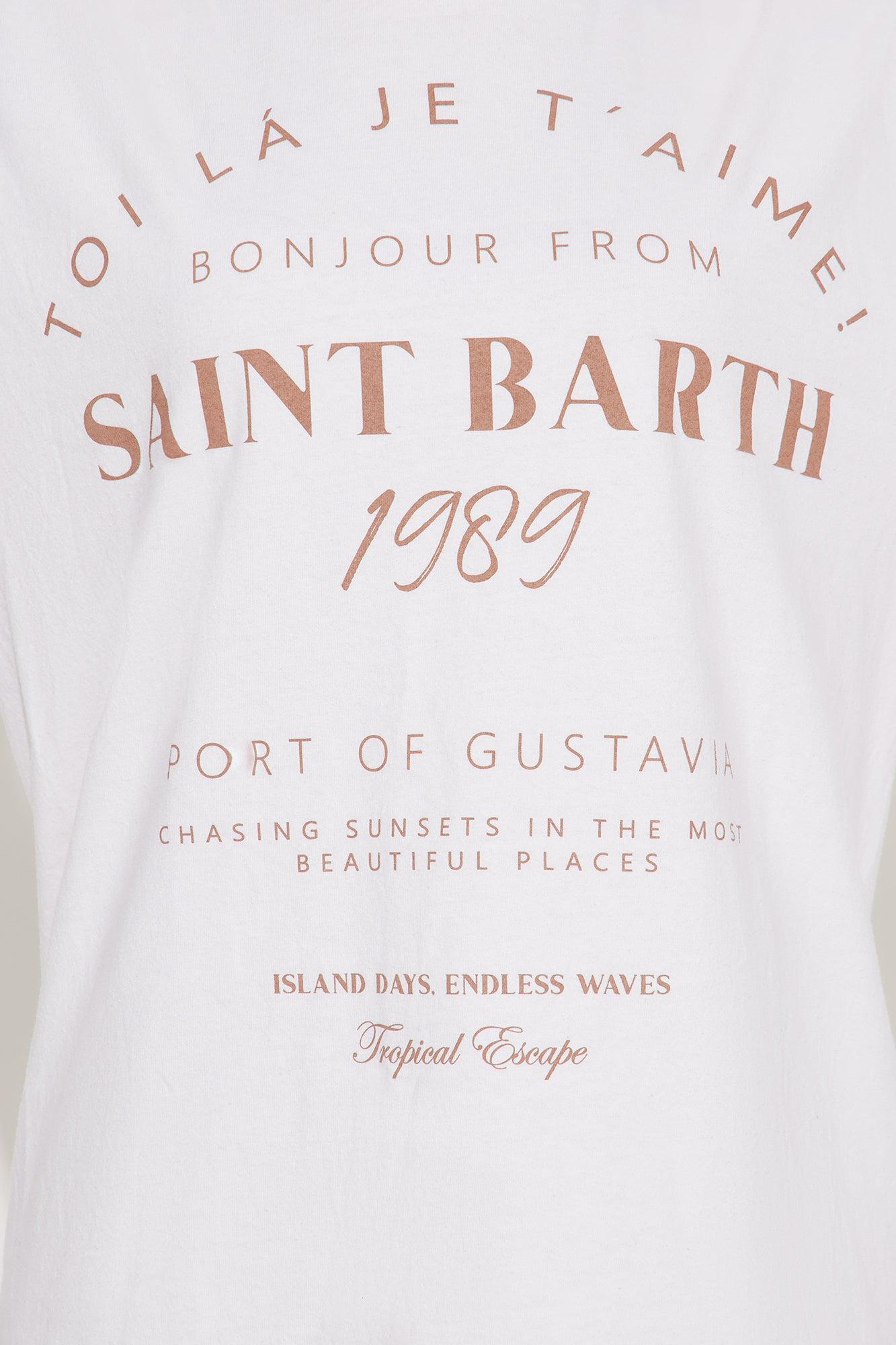 Saint Barth Washed Oversized Tee - Natural Product Image