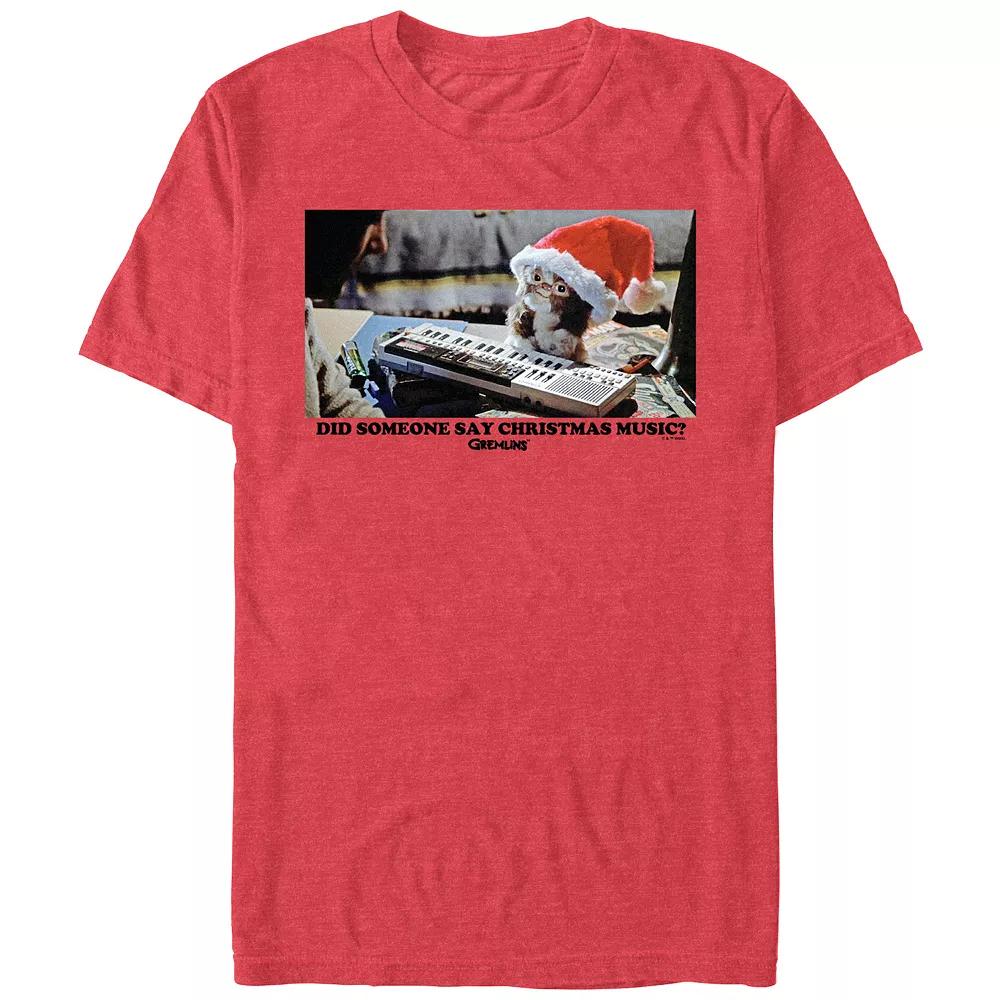 Men's Gremlins Gizmo Christmas Music Graphic Tee,  Product Image