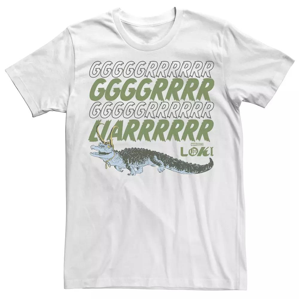 Men's Marvel Loki Alligator Loki GRGRGRGRLIAR Portrait Tee, Boy's,  Product Image