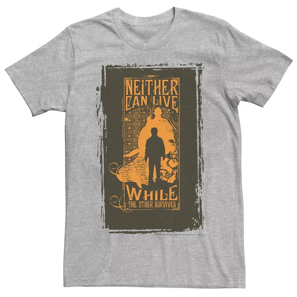 Men's Harry Potter Neither Can Live While The Other Survives Graphic Tee,  Product Image
