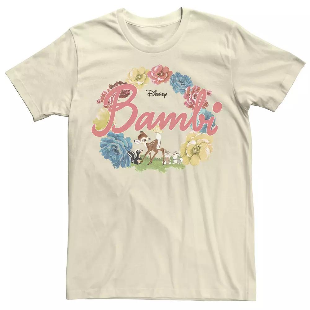 Disney's Bambi Men's Floral Ring Logo Tee,  Product Image