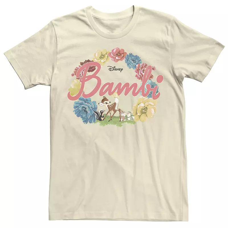 Disney's Bambi Men's Floral Ring Logo Tee,  Product Image