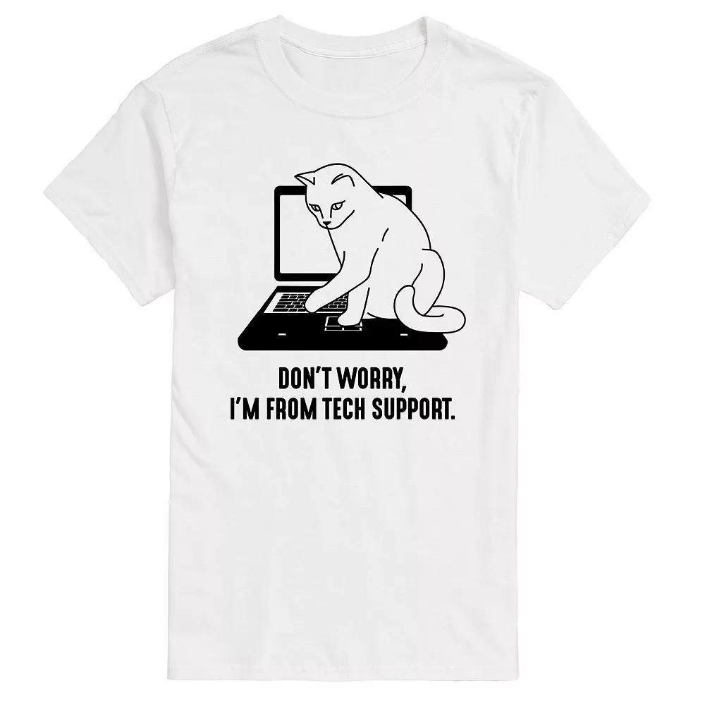 Big & Tall I'm From Tech Support Tee, Men's,  Product Image