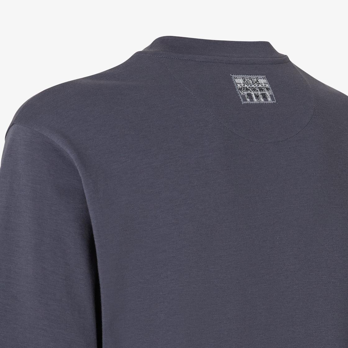 T-ShirtBlue cotton T-shirt Product Image