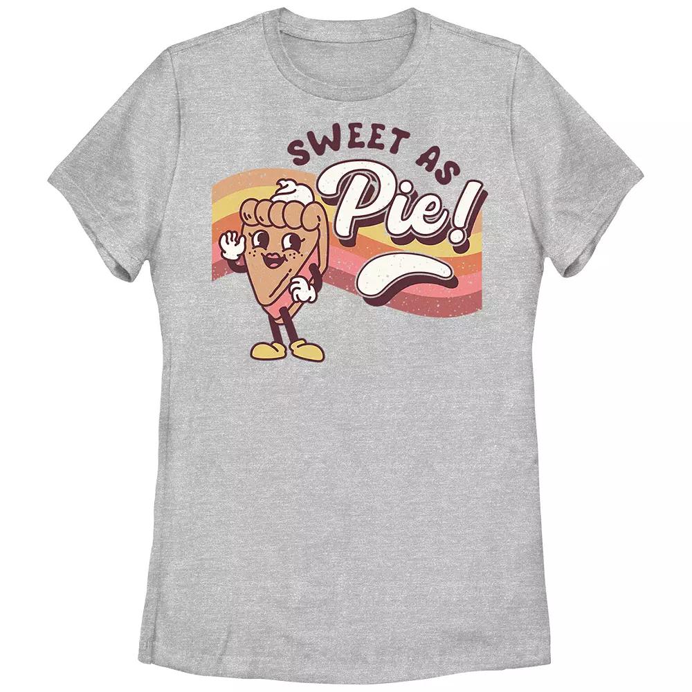 Juniors' Sweet As Pie Graphic Tee, Women's,  Product Image
