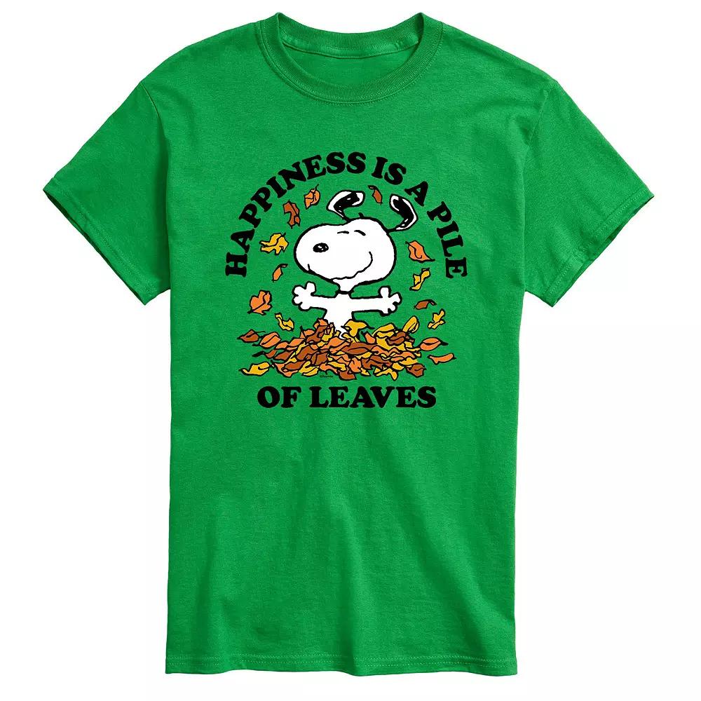Big & Tall Peanuts Happiness Is Leaves, Men's,  Product Image