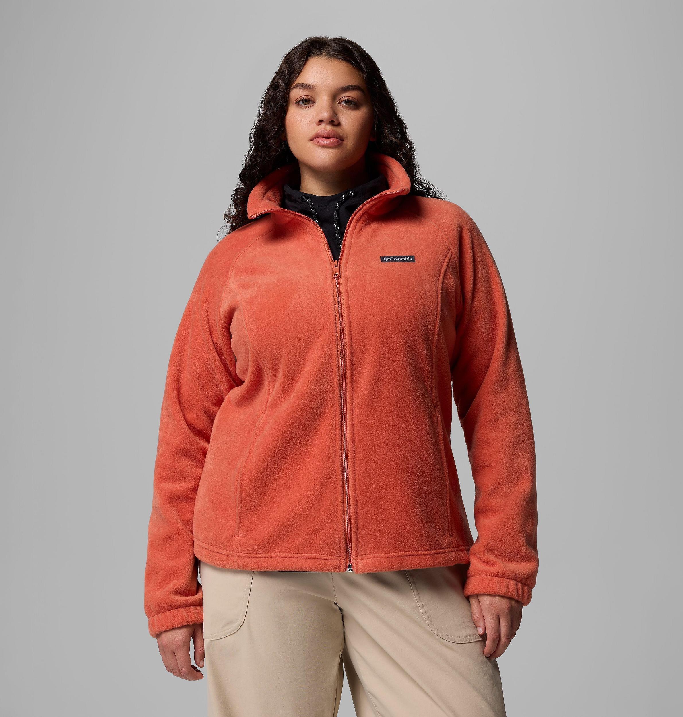 Columbia Womens Benton Springs Full Zip Fleece Jacket - Plus Size- Product Image