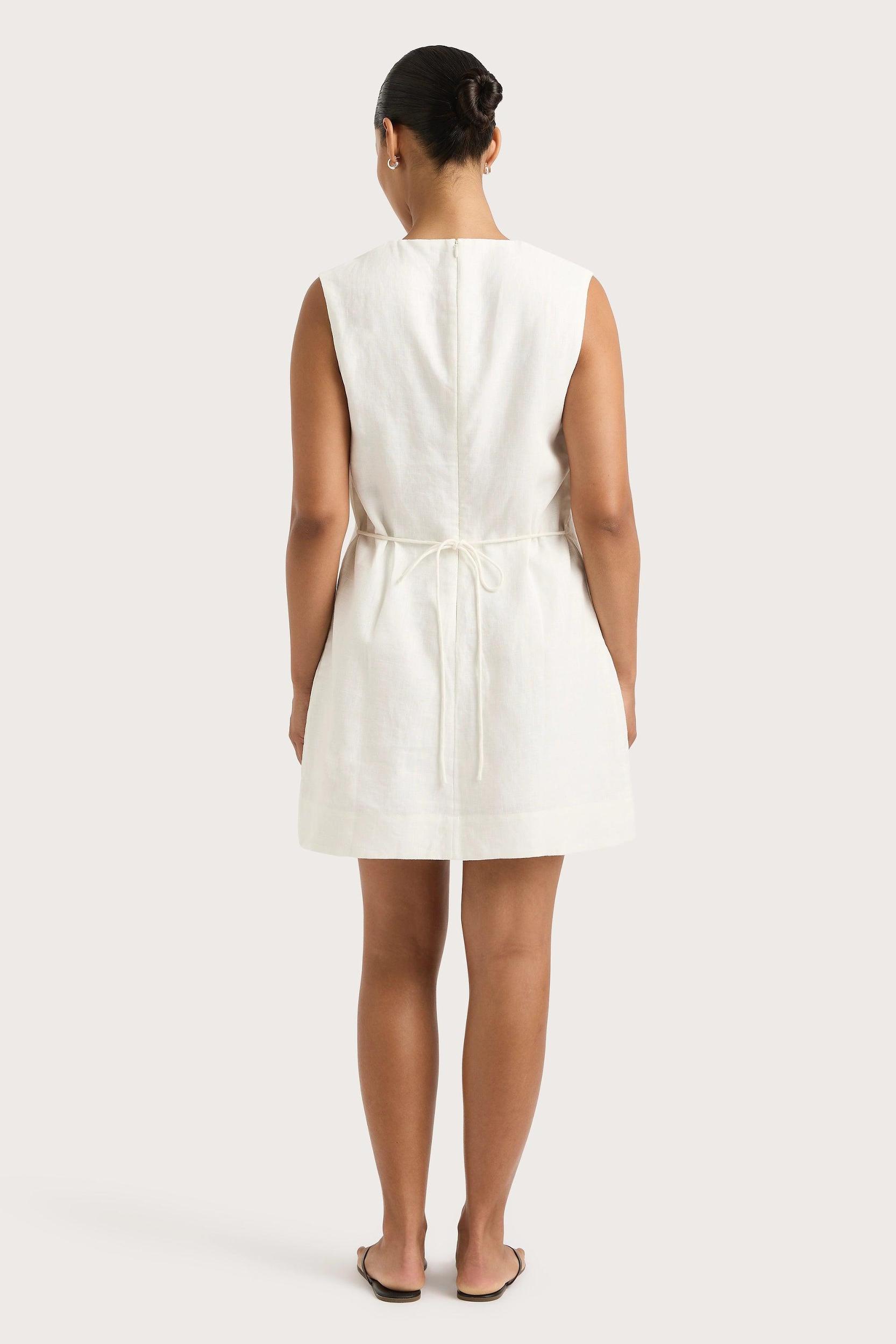 Daiane Mini Dress White - Final Sale Product Image
