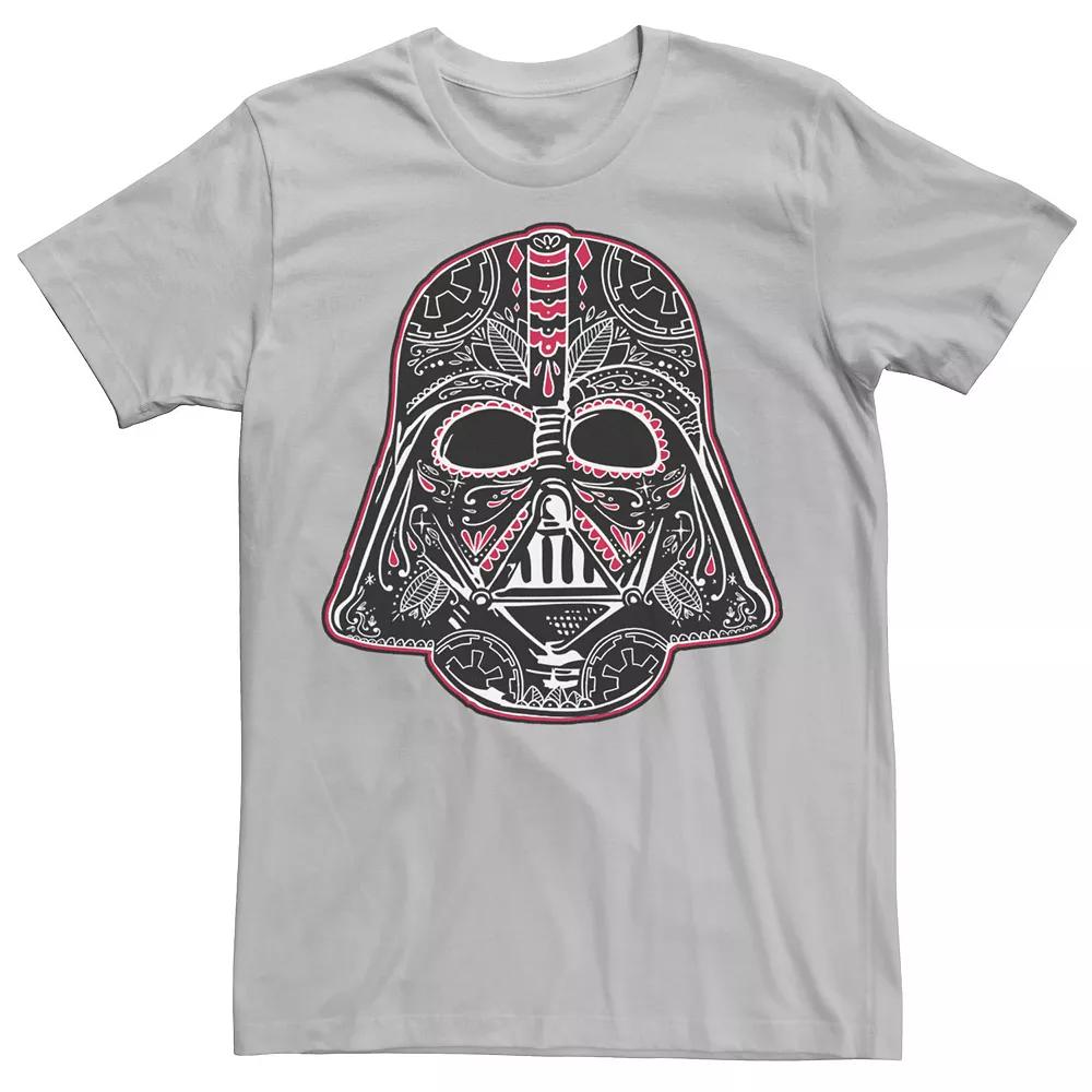 Men's Star Wars Darth Vader Sugar Skull Helmet Tee,  Product Image