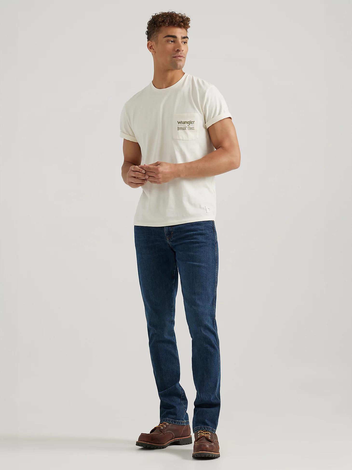 Wrangler x Buffalo Trace™ Men's Pocket T-Shirt in Vanilla Product Image