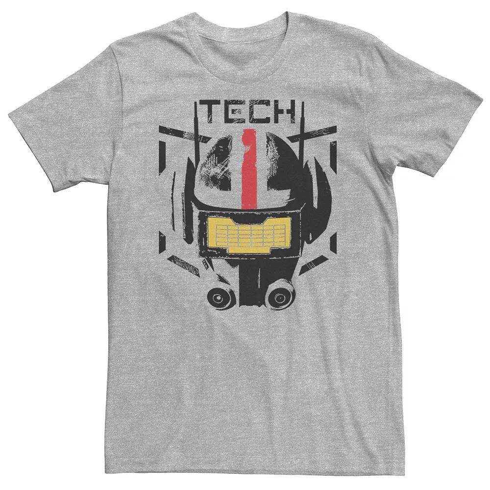 Men's Star Wars The Bad Batch Tech Helmet Stamp Tee,  Product Image