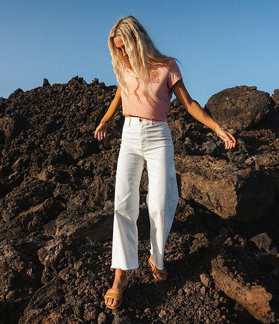 Billabong Wave Trip Short Sleeve Crop Graphic Baby T-Shirt Product Image