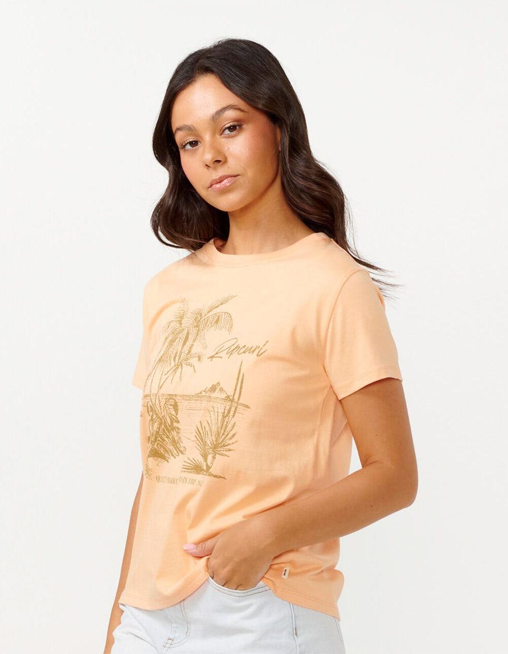 RIP CURL Buena Vista Womens Tee - PEACH Product Image