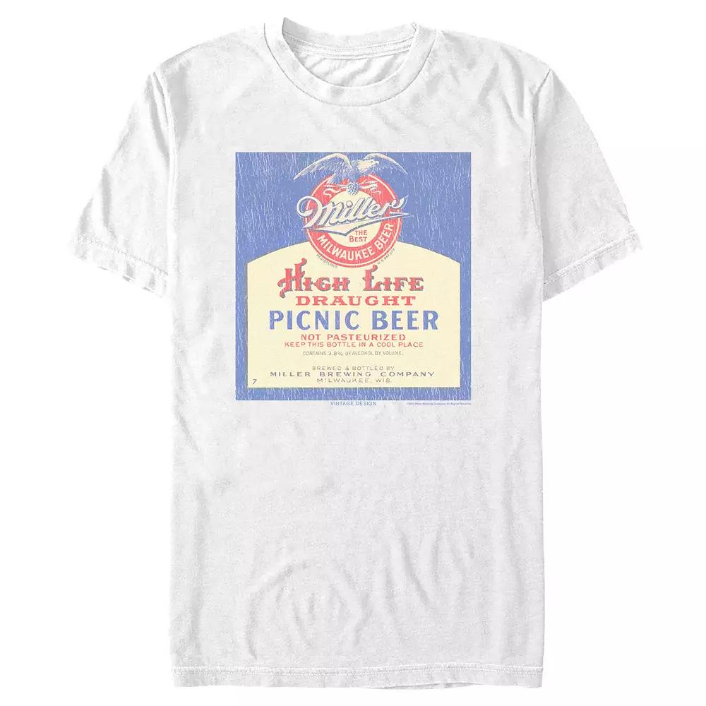 Men's Coors Light Vintage Poster Miller Graphic Tee,  Product Image