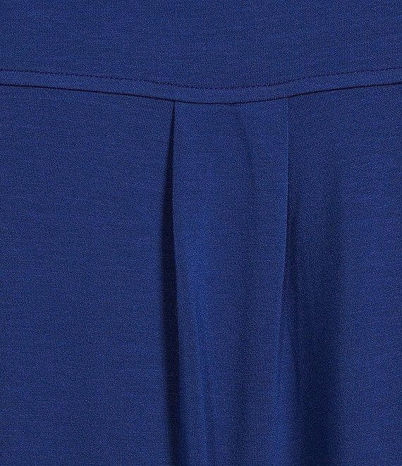 Eileen Fisher Plus Stretch Jersey Knit Crew Neck Cap Sleeve Boxy Dress Product Image