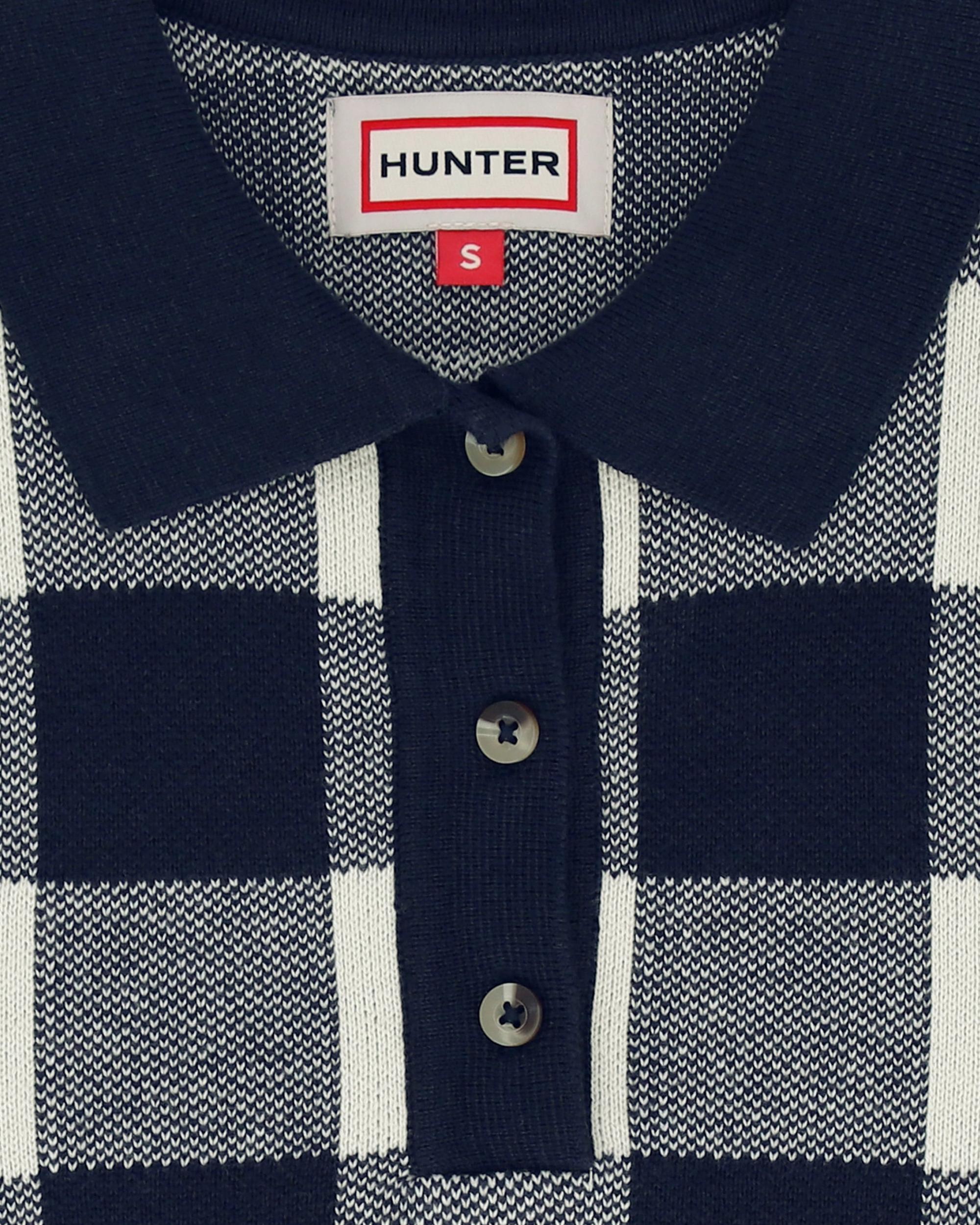 Women's Kindie Knit Gingham Polo Shirt Female Product Image