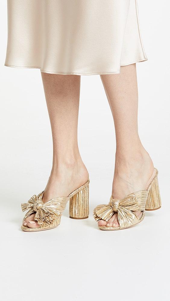 Loeffler Randall Penny Pleated Bow Sandals | Shopbop Product Image