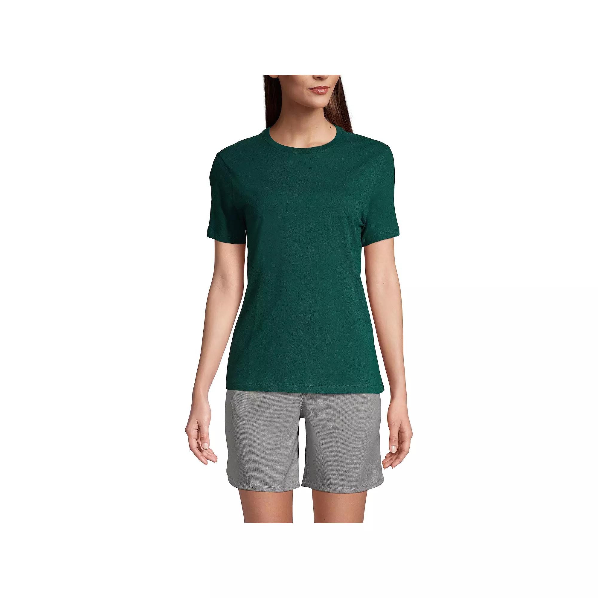 Women's Lands' End Short Sleeve Essential Tee,  Product Image