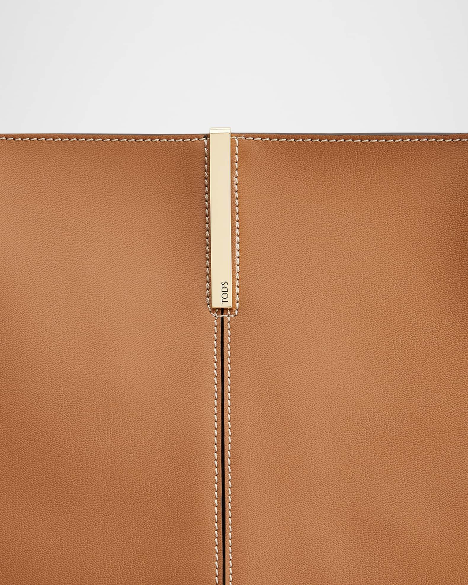 Medium Leather Tote Shopping Bag Product Image